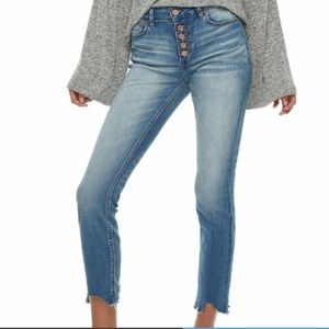 NWT Midrise Indigo Rein Ankle Jean Size 17